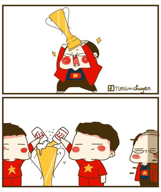Hình chibi đội tuyển Việt Nam cực kỳ dễ thương