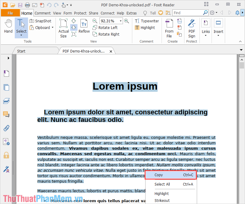 Bí quyết sao chép nội dung từ file PDF bị khóa