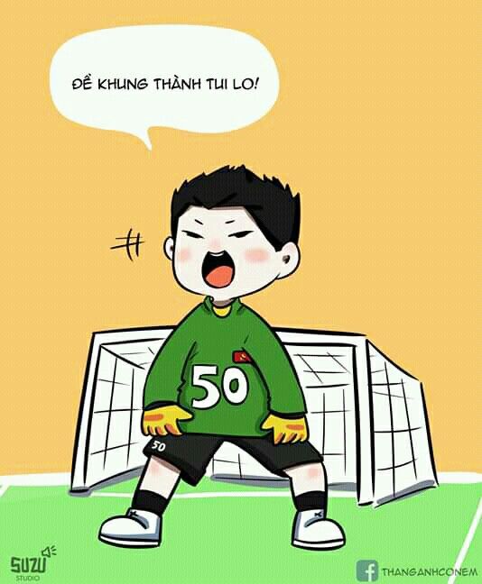 Hình chibi đội tuyển Việt Nam cực kỳ dễ thương