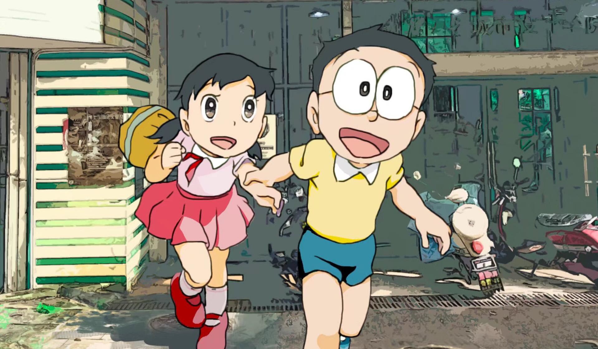 Nobita trong anime vô cùng phong cách