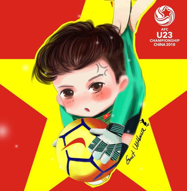 Hình chibi đội tuyển Việt Nam cực kỳ dễ thương