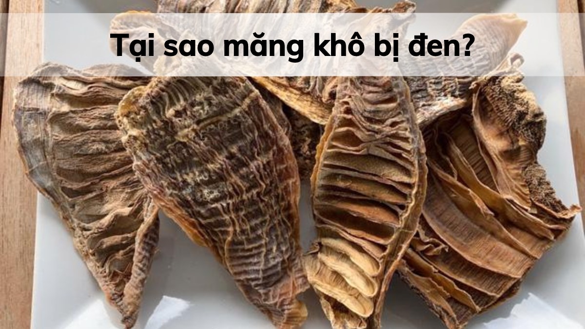 Why do dried bamboo shoots turn black? Can black dried bamboo shoots be