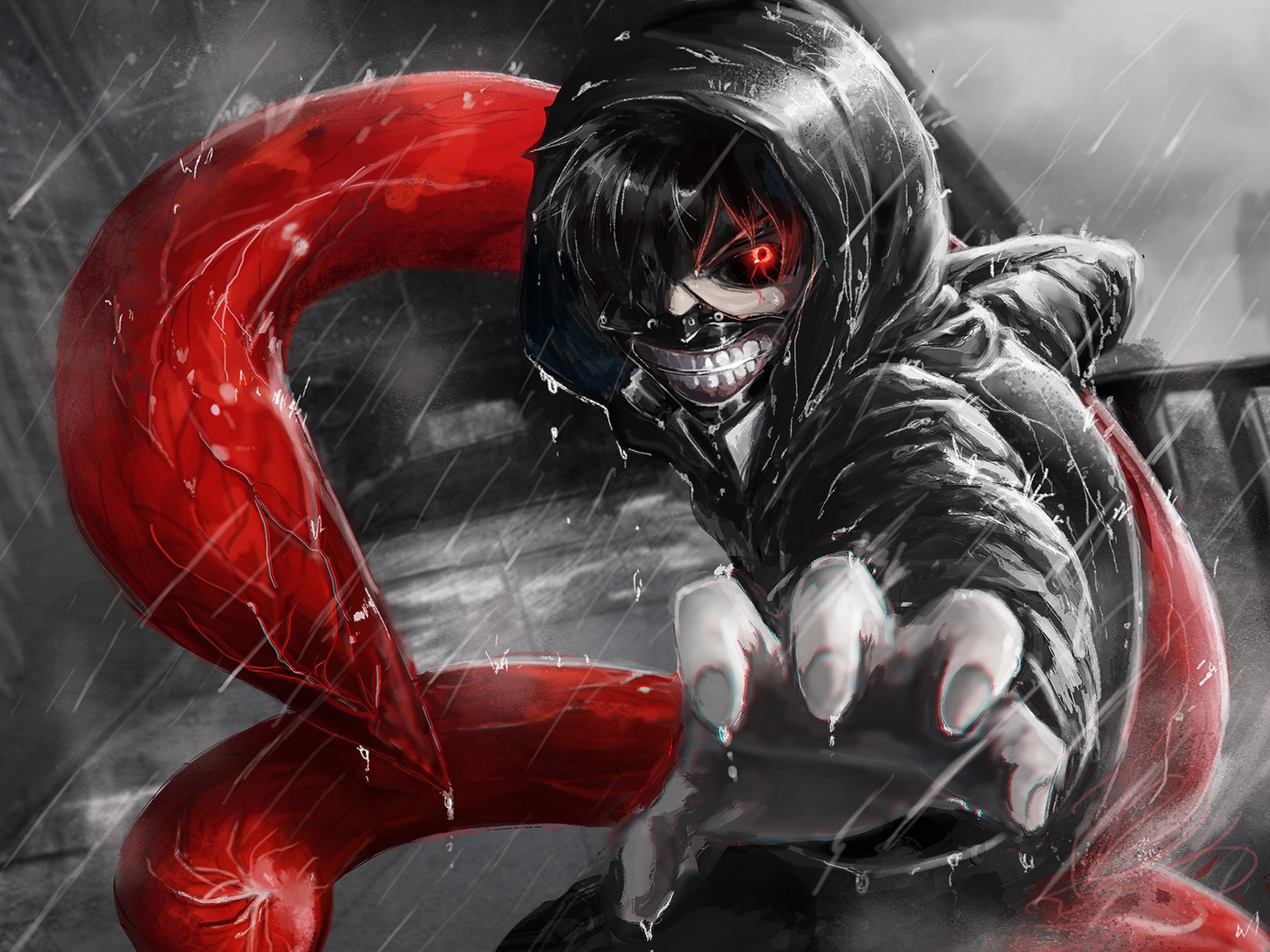 Nét đẹp tuyệt vời của Tokyo Ghoul qua góc ảnh tinh tế