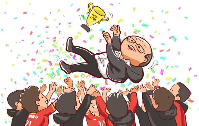 Hình chibi đội tuyển Việt Nam cực kỳ dễ thương