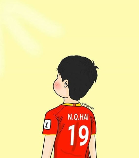 Hình chibi đội tuyển Việt Nam cực kỳ dễ thương