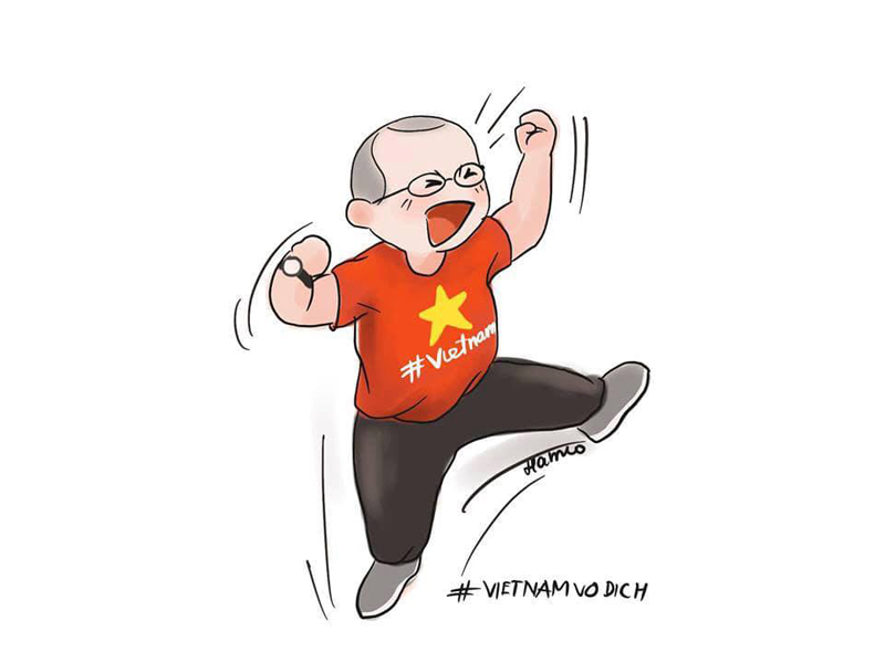 Hình chibi đội tuyển Việt Nam cực kỳ dễ thương