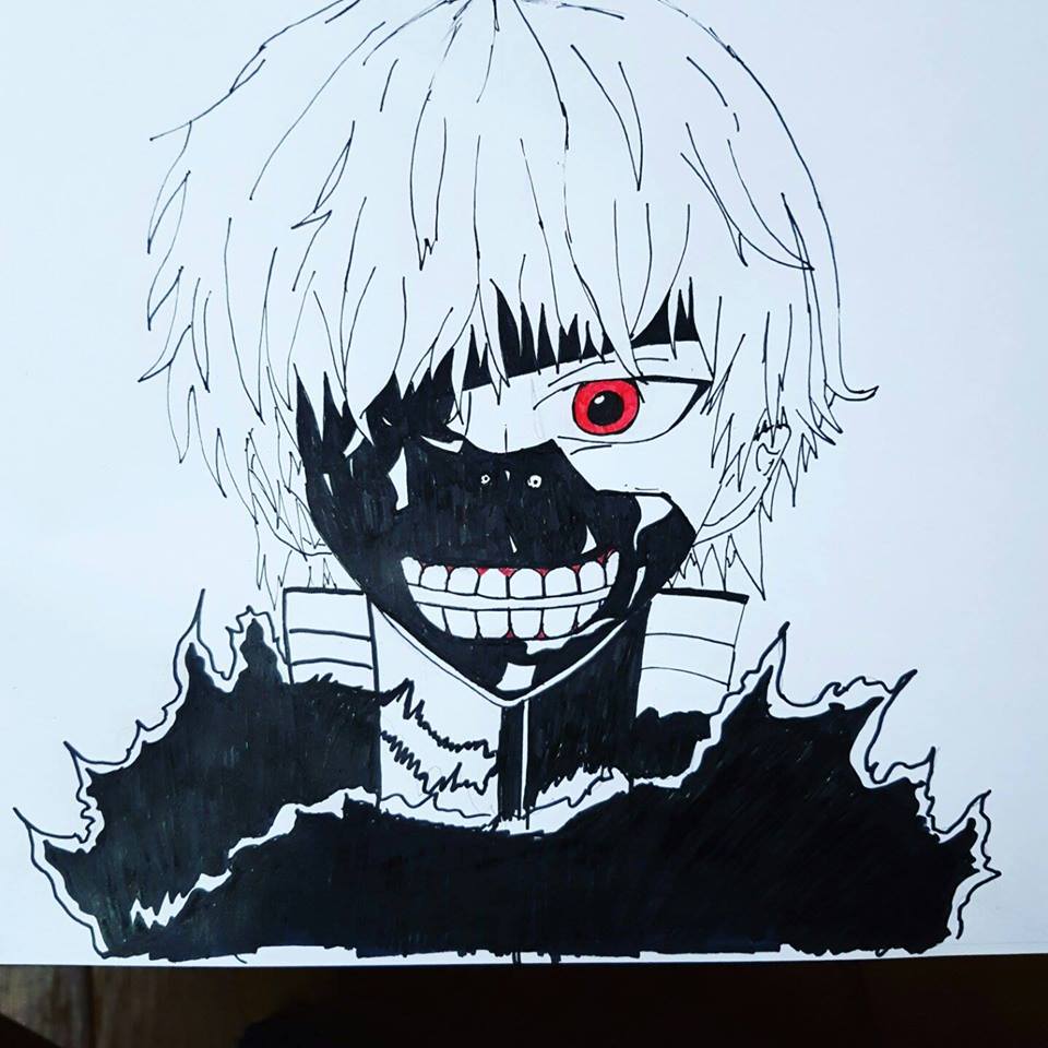 Nét đẹp tuyệt vời của Tokyo Ghoul qua góc ảnh tinh tế