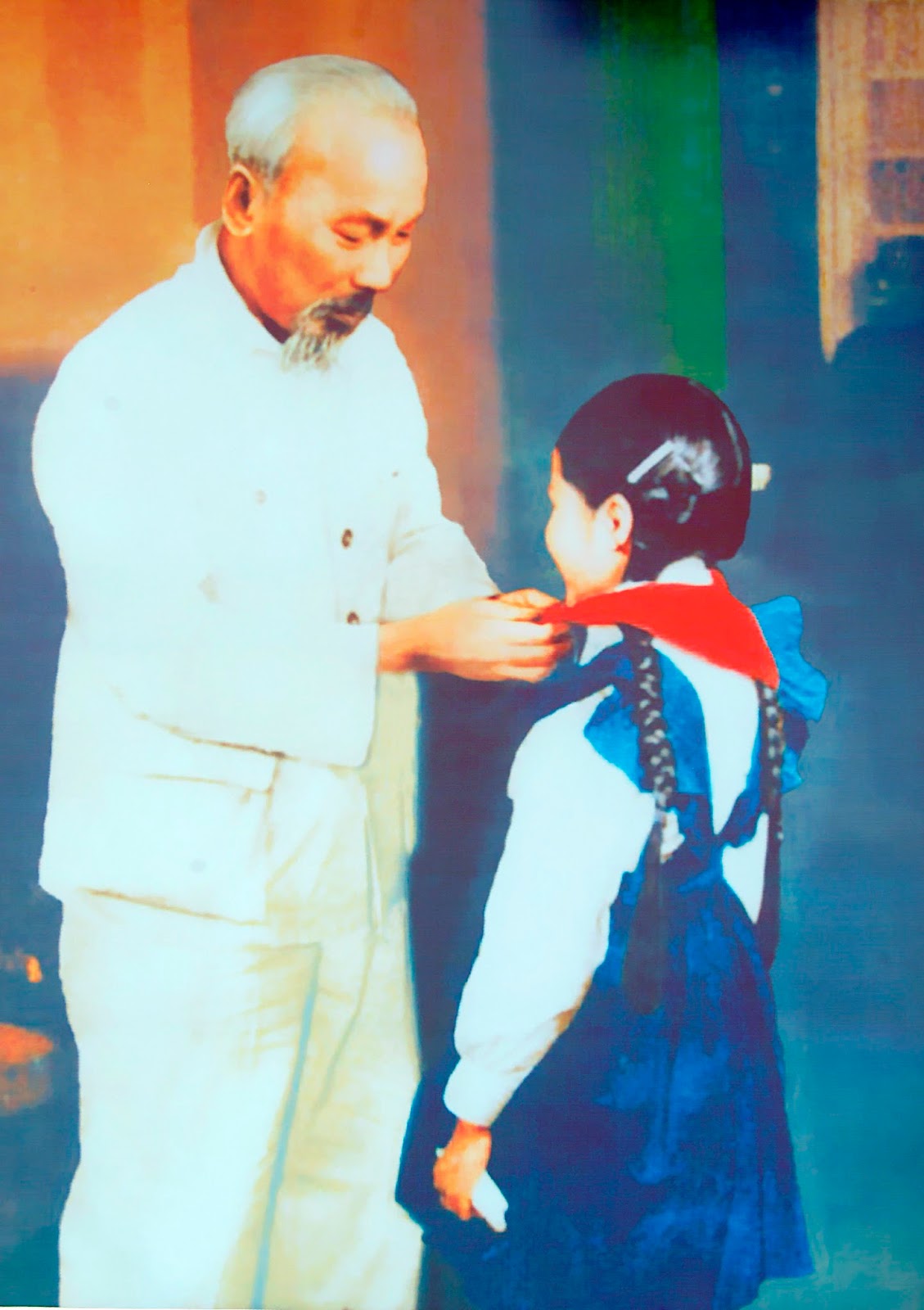 Bức tranh đẹp nhất về Bác Hồ và thiếu nhi