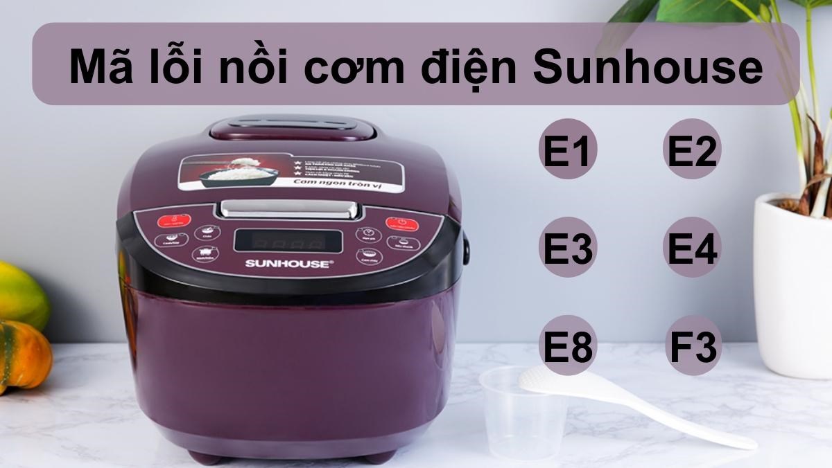 Sunhouse Rice Cooker Error Codes Causes and Effective Solutions