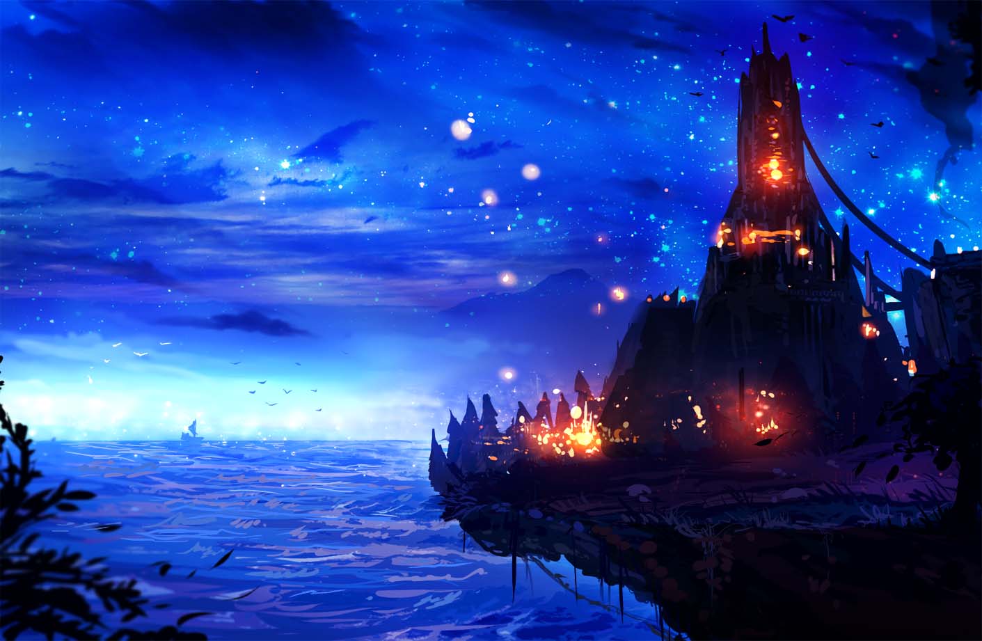 Embark on a cosmic journey with 50+ Anime Galaxy wonders