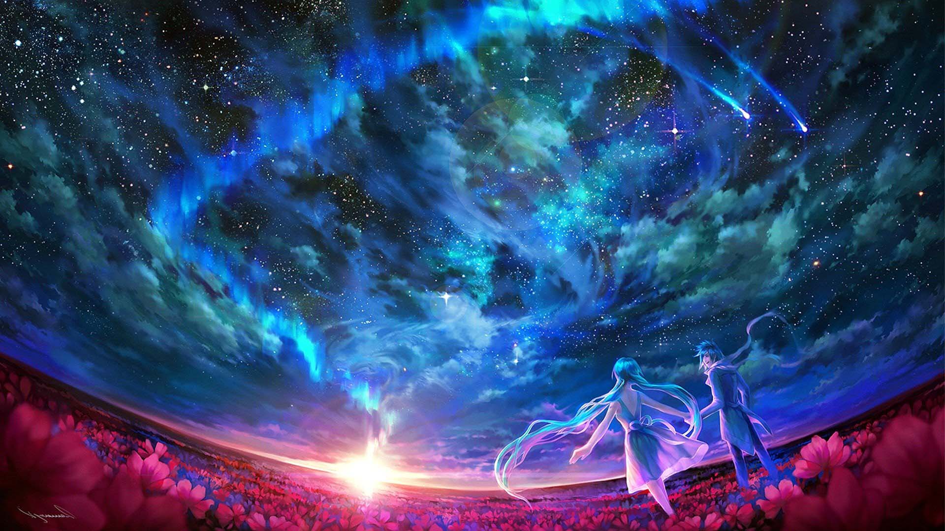 Embark on a cosmic journey with 50+ Anime Galaxy wonders