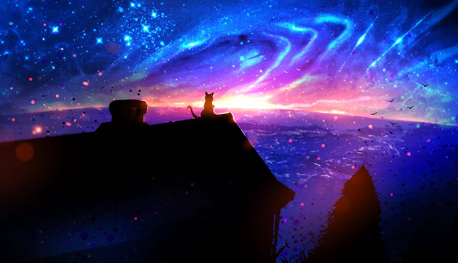 Embark on a cosmic journey with 50+ Anime Galaxy wonders