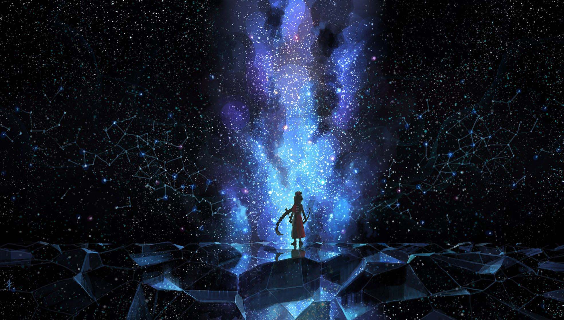 Embark on a cosmic journey with 50+ Anime Galaxy wonders