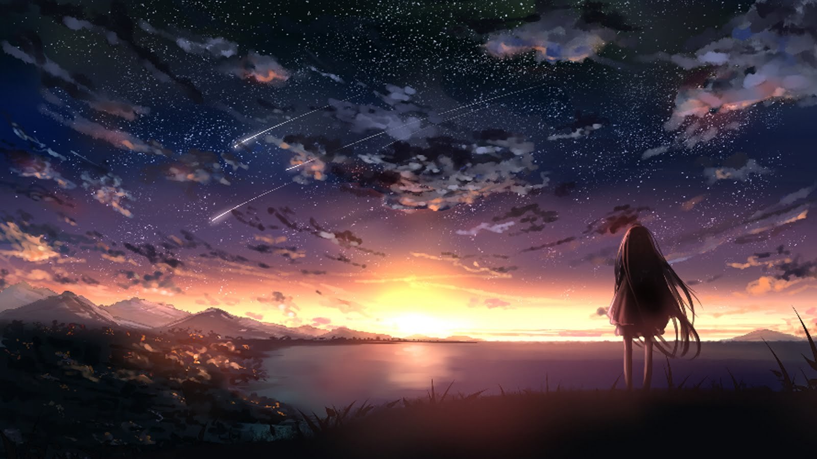 Embark on a cosmic journey with 50+ Anime Galaxy wonders