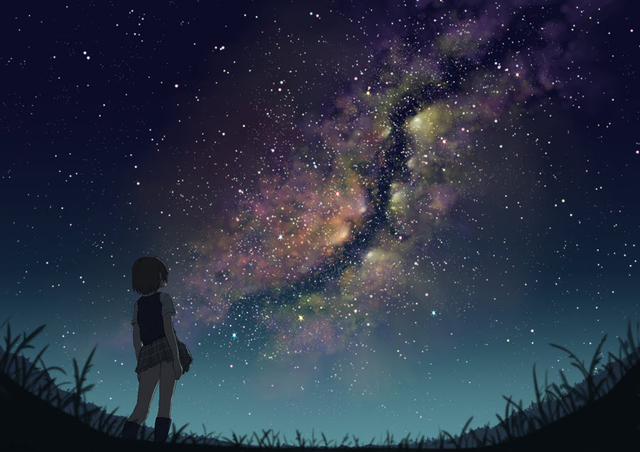 Embark on a cosmic journey with 50+ Anime Galaxy wonders