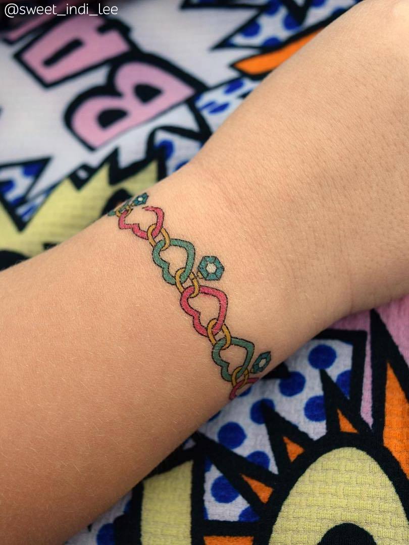 Beautiful customized Bracelet tattoo done by @jaiprkash_tattoonetwork  @tattoonetworkstudio #custimized #customizedtattoo #bracelets... | Instagram