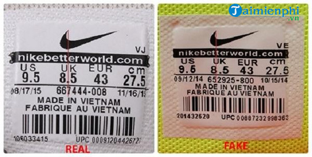 nike shoe code