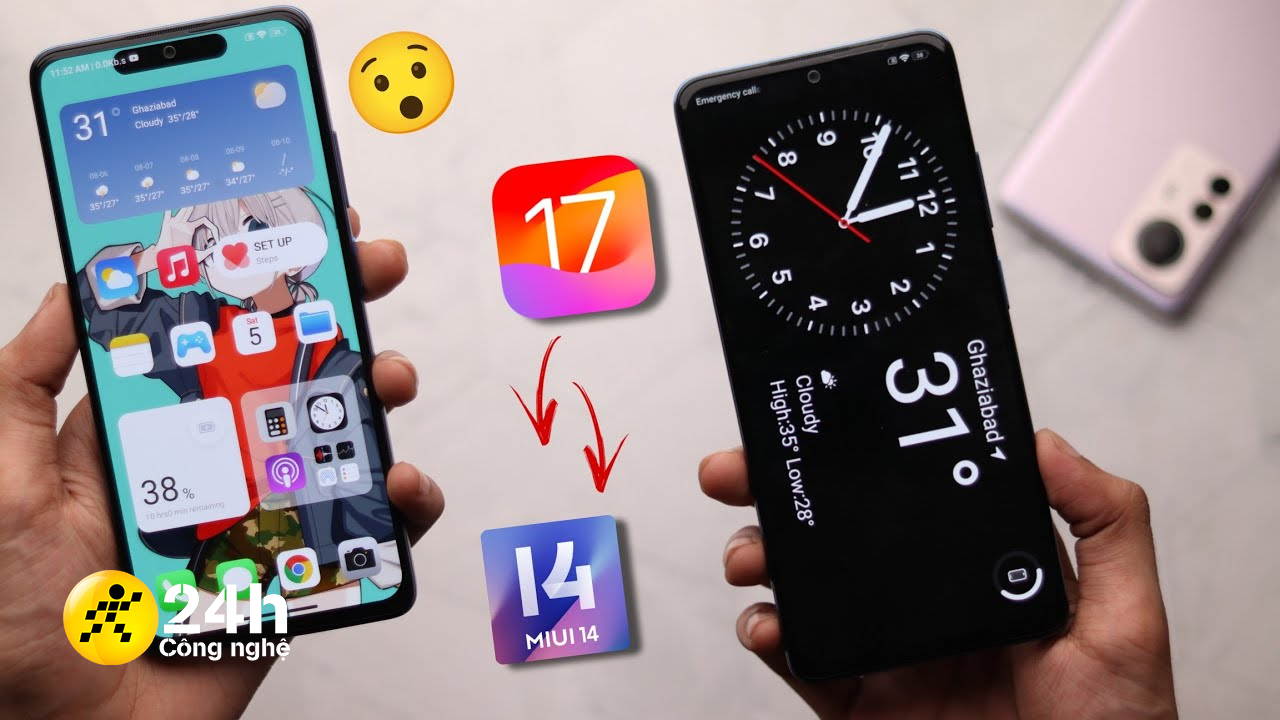 Simplicity meets elegance: Exploring iOS 17 Interface on Xiaomi