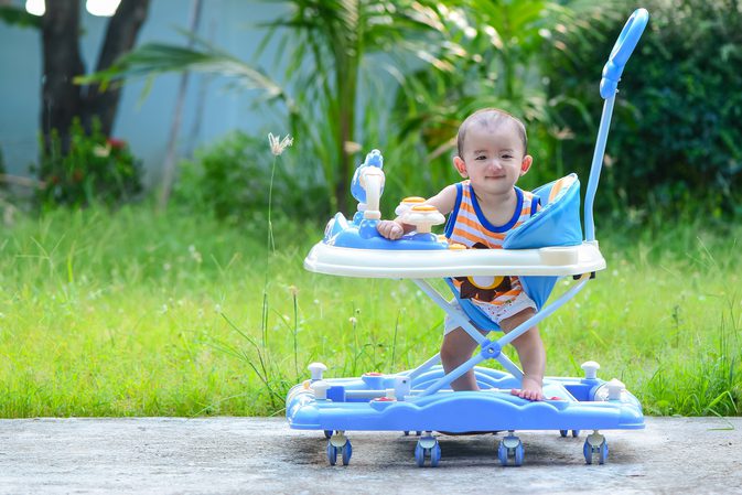 How month old baby can hot sale use walker