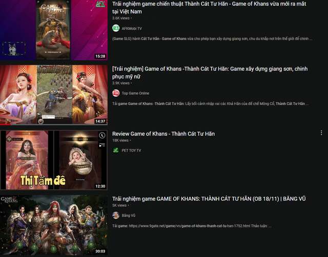 Newly Released Game Review Thanh Cat Tu Han Game of Khans The