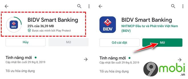 How to download and install BIDV applications on your smartphone