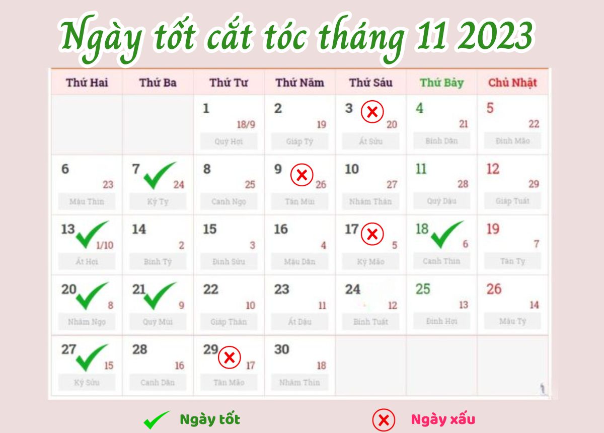 Ngày Tốt Cắt Tóc 2014: Lựa Chọn Ngày Đẹp Mang Lại May Mắn và Thịnh Vượng