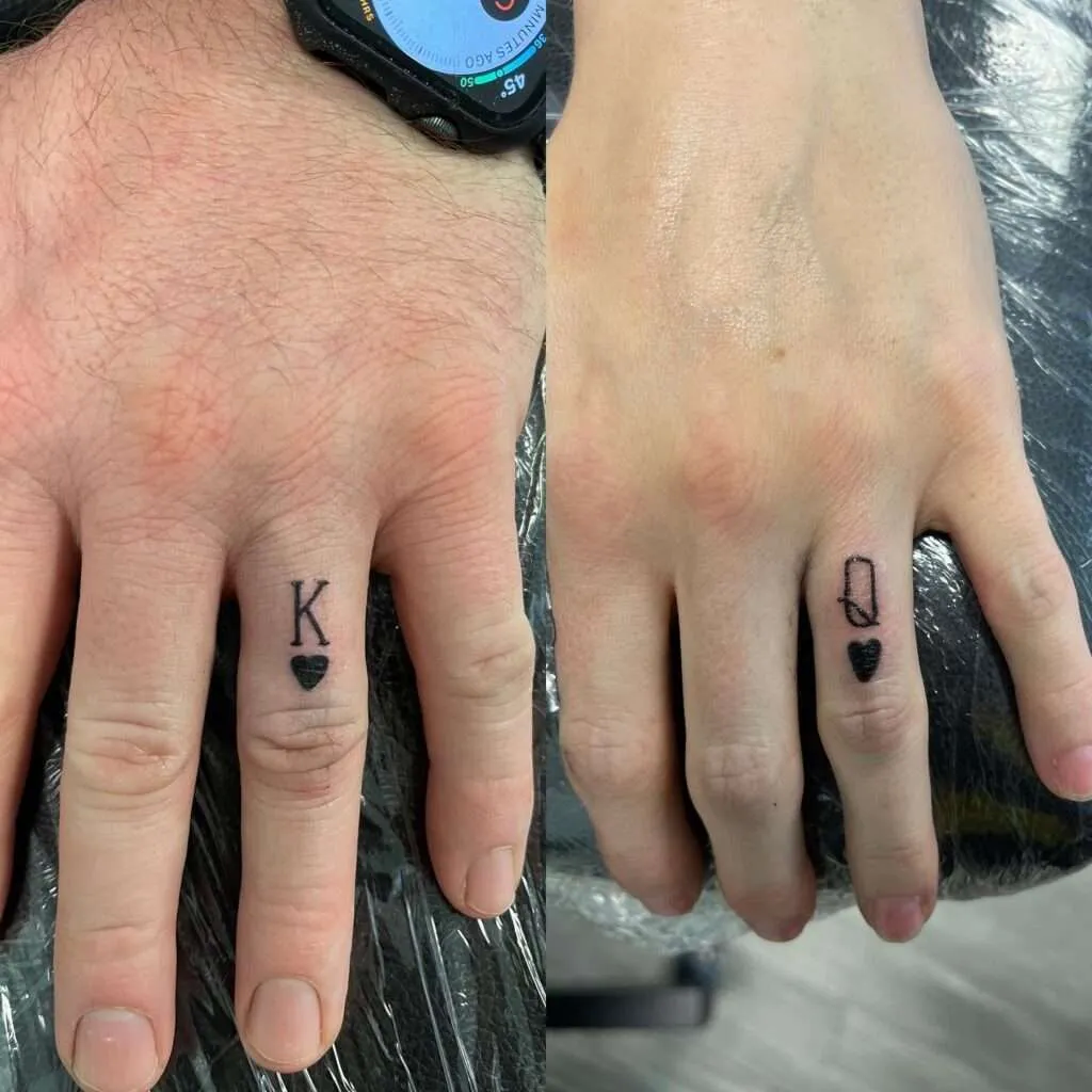 K Tattoo On Ring Finger | K tattoo, Tattoos with meaning, Tattoo designs