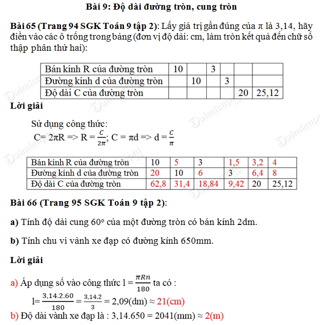 Giải Toán 9 Tập 2 Trang 95 - Hướng dẫn chi tiết từ A đến Z