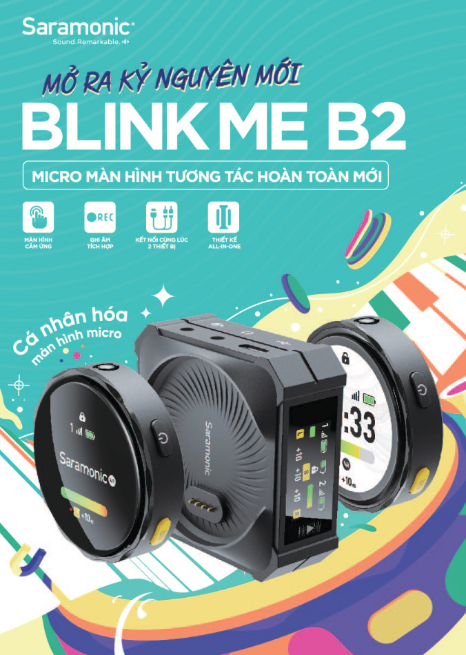 Introducing the new BlinkMe B2 wireless recording microphone by ...
