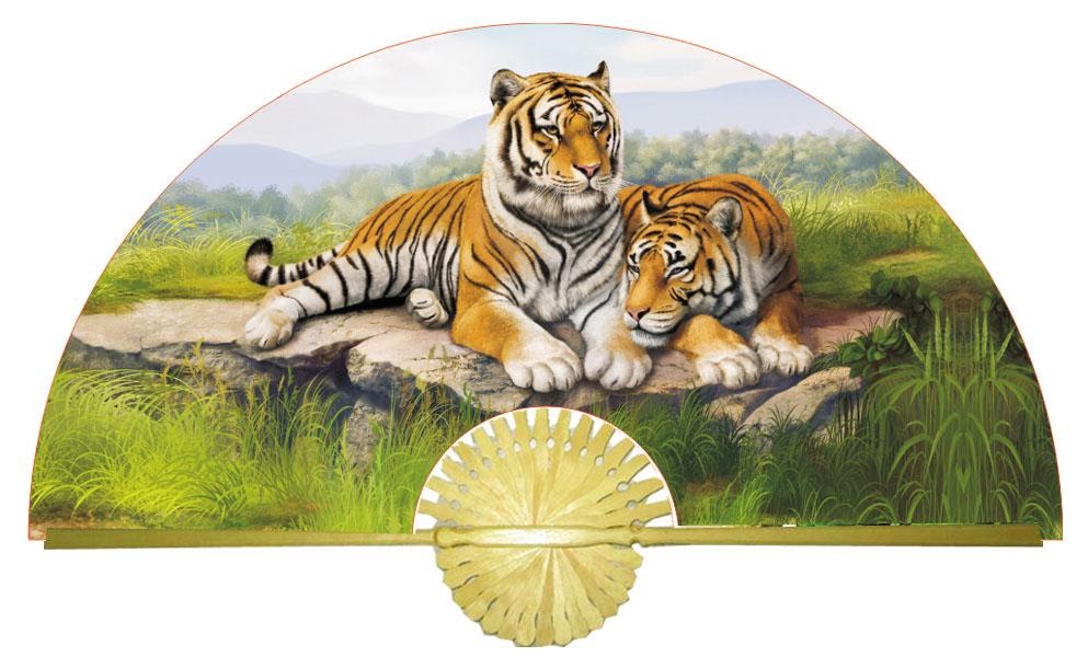 Giải mã giấc mơ thấy hổ - hình ảnh hai con hổ uy mãnh tượng trưng cho sức mạnh và điềm báo phong thủy