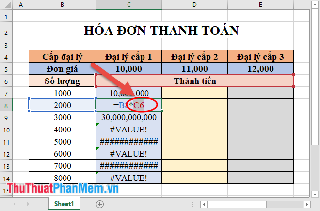 Hướng Dẫn Cố Định Ô Trong Công Thức Excel