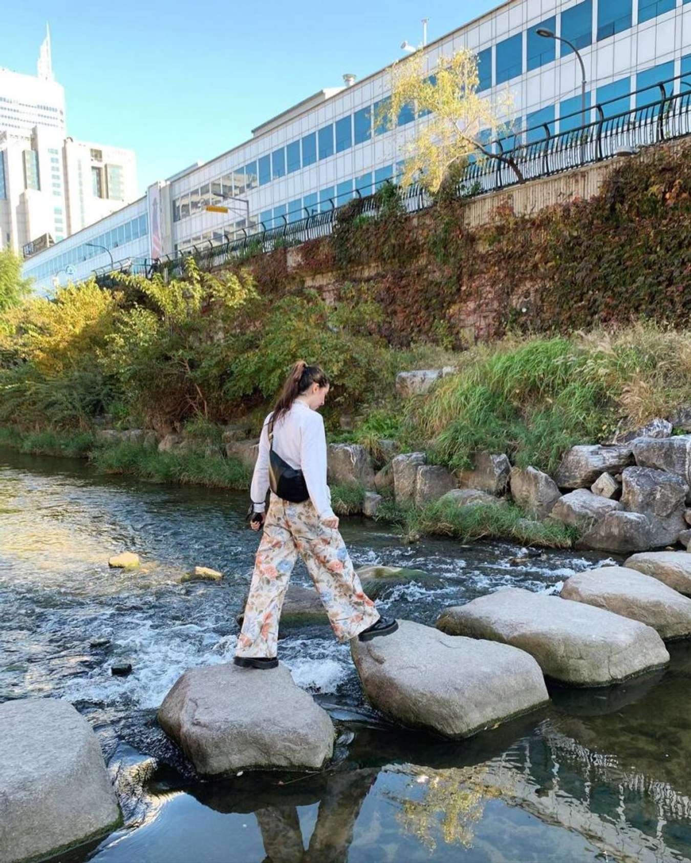 You can choose to visit Cheonggyecheon stream at any time of the year ...