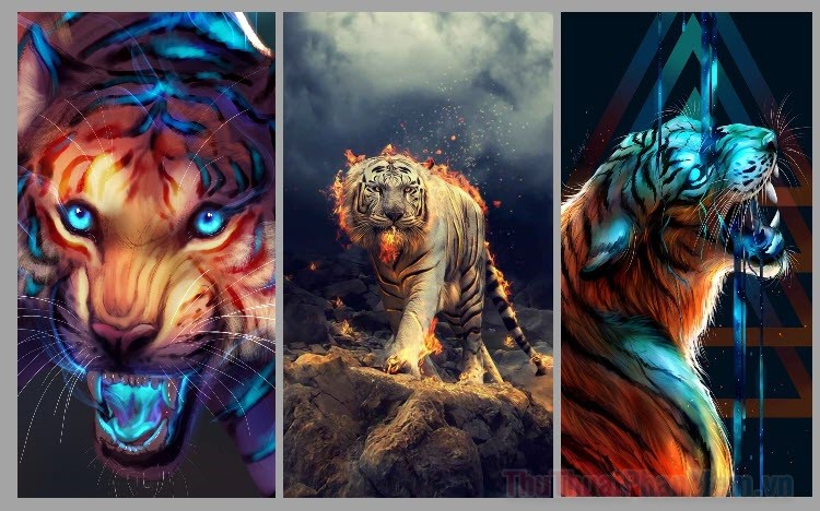 Explore the most captivating 3D tiger wallpapers for your phone