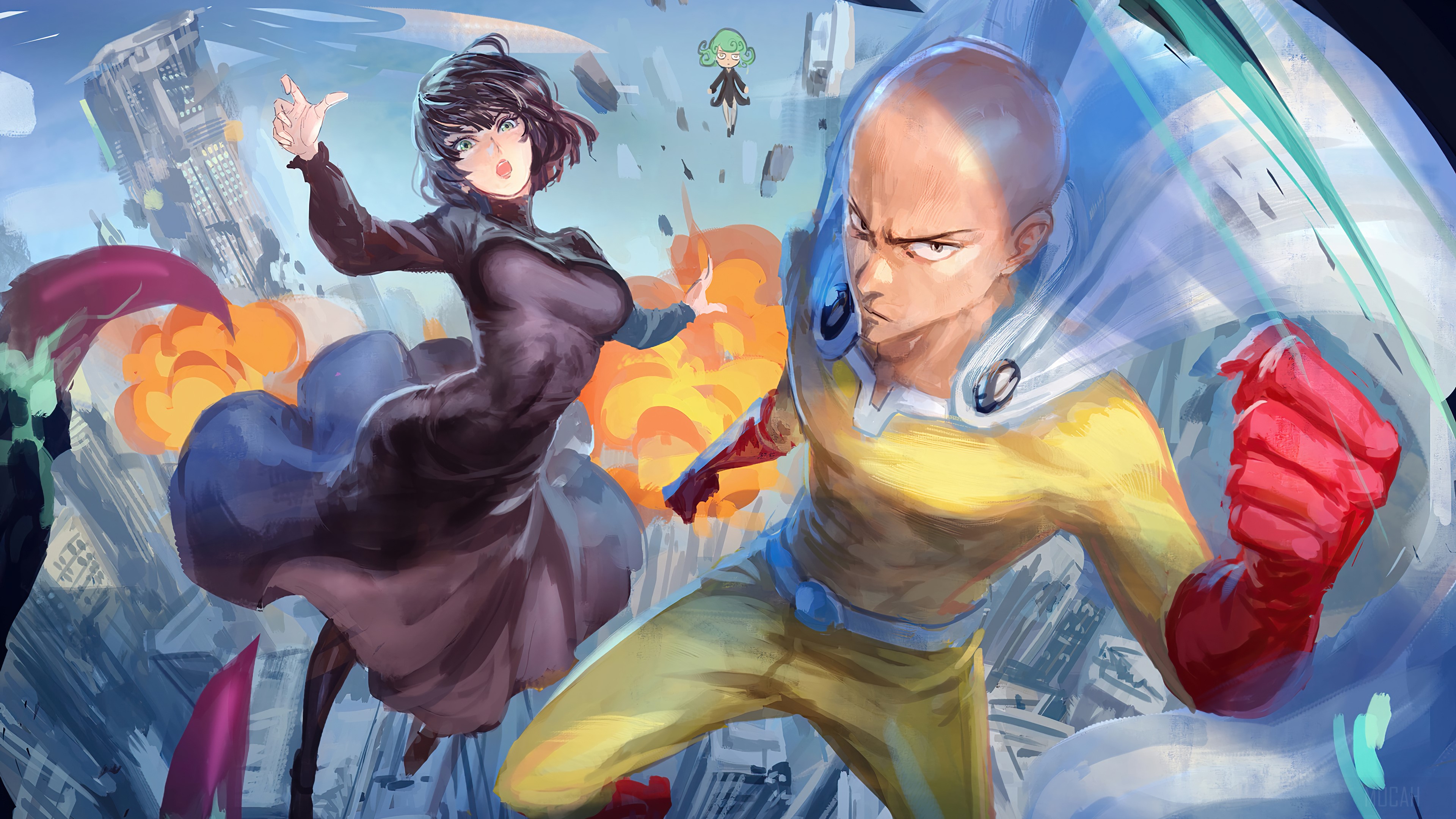 Bộ hình nền One Punch Man - Hình ảnh đẹp về Thánh Phồng Tôm -  Download.com.vn