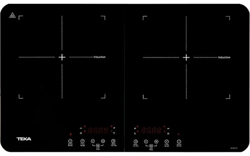 Discover 3 Teka induction cooktops with 2 cooking zones for families