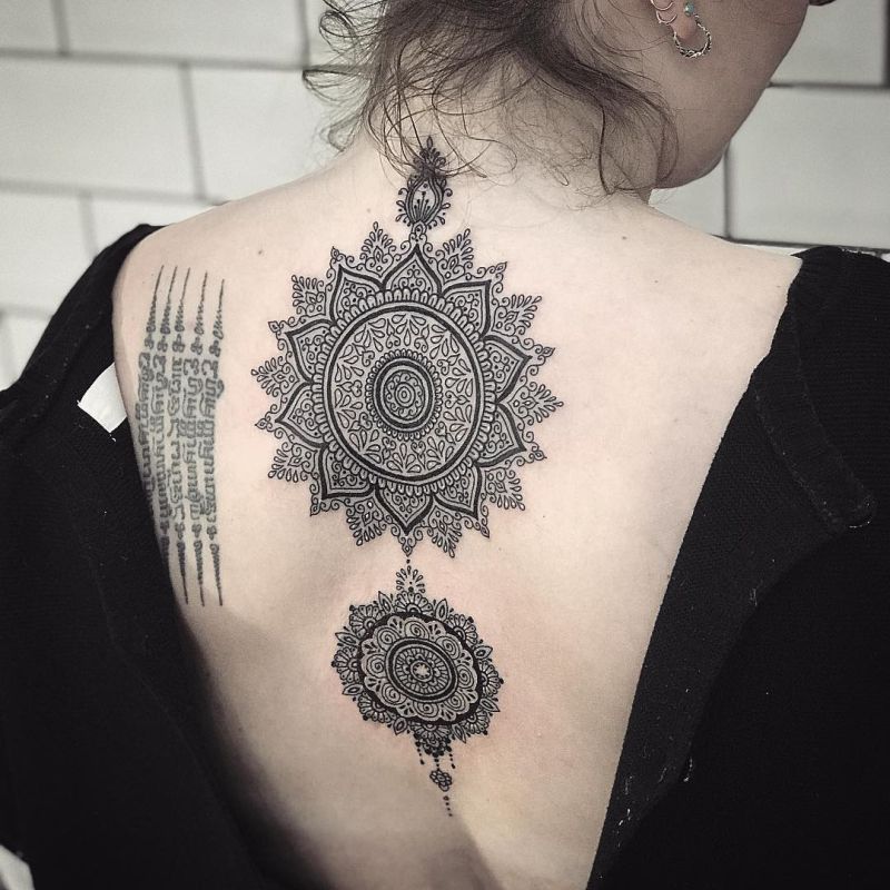 Jazzink Tattoos & Piercing Studio - Lotus mandala tattoo design Jazzink  Tattoos & piercing studio For Appointment = 9540311509 #mandalatattoo # mandala #lotustattoo #flowertattoo #backtattoo #girltattoos #tattoo  #tattooartist #tattoooftheday ...