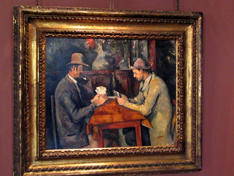 The estimated value of The Card Players is approximately:$274 million ...