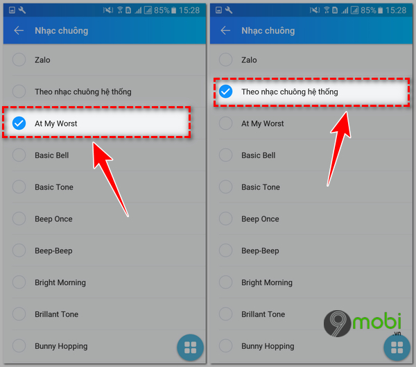 How to set Zalo ringtone, change Zalo call ringtone