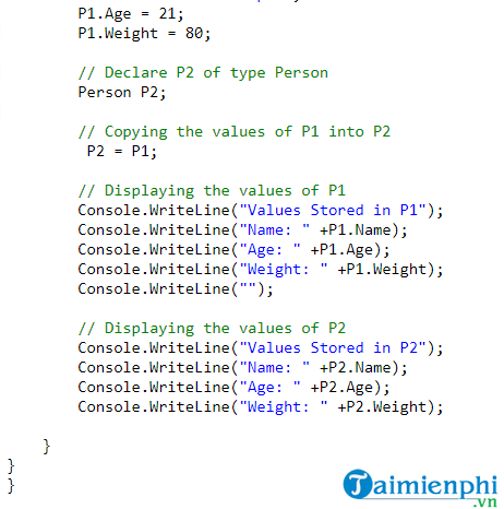 Exploring the Concept of Structures in C# with Illustrative Examples