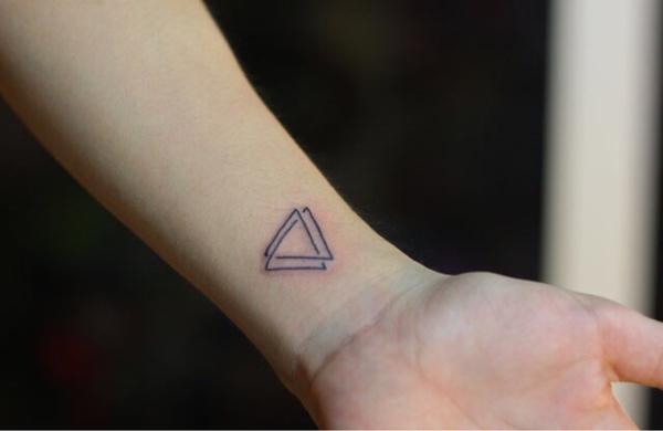 What is the meaning of the three-dot triangle tattoo? - Quora