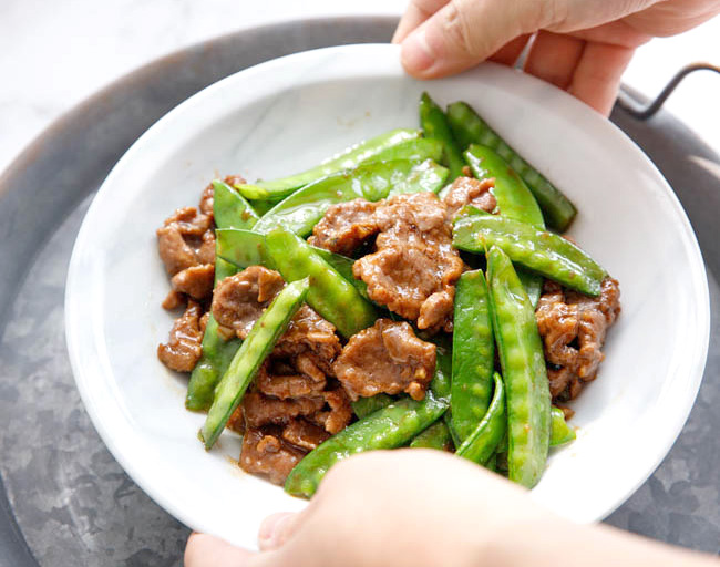 Discover the savory delight of Holland beans stirfried with tender