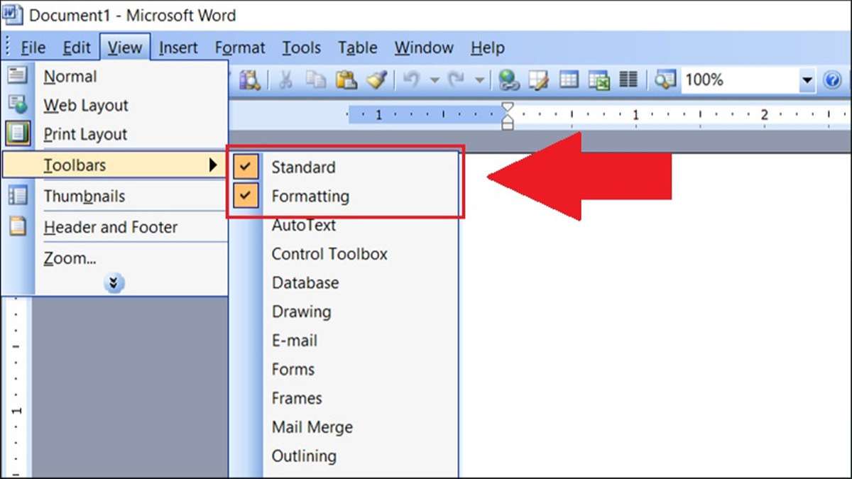 How To Display Toolbar In Word