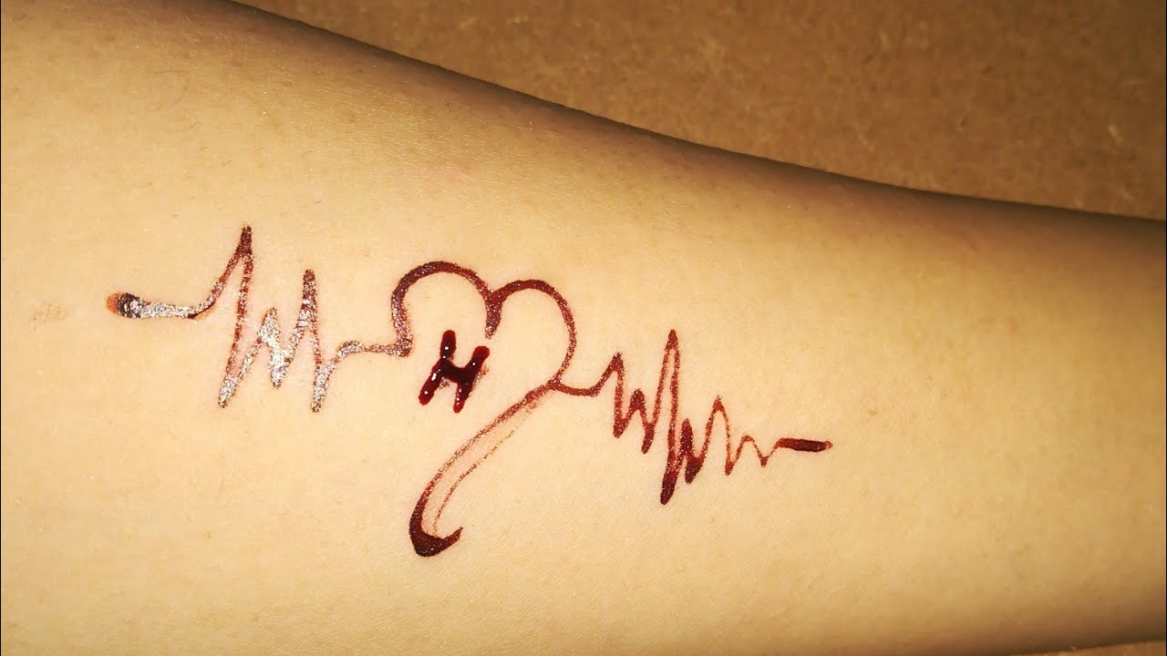 Heartbeat henna tattoo 🌿#henna... - Bollywood Henna Art | Facebook