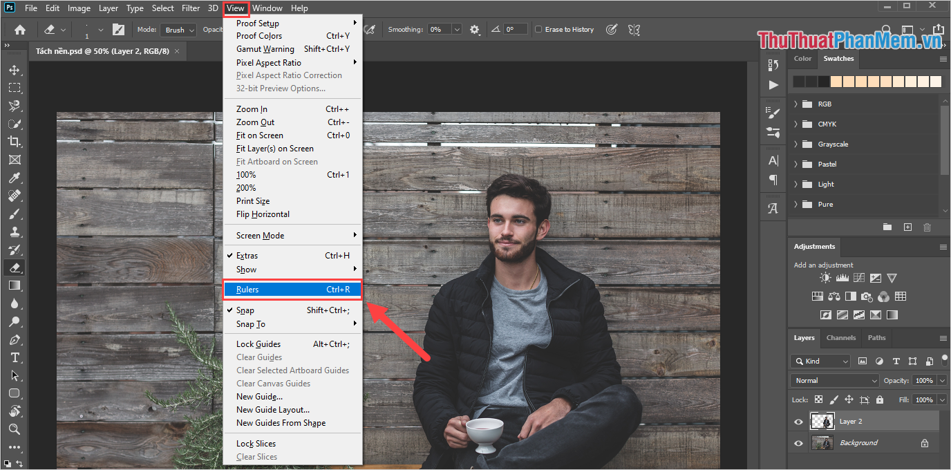 How to Display Rulers in