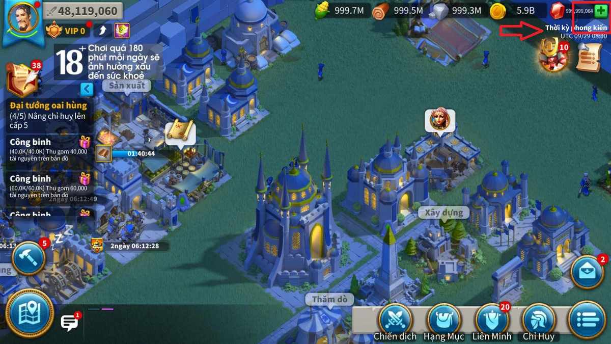 5 Ways to Top Up Rise Of Kingdoms with Mobile Cards, SMS, MoMo