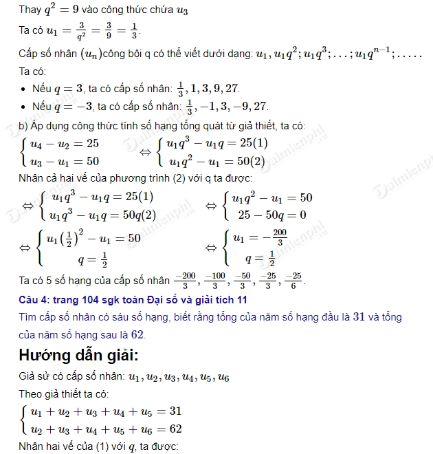 Bài 1 Toán 11 Trang 103: Phân Tích và Hướng Dẫn Giải Bài Tập Chi Tiết