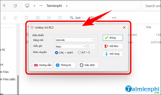Guide to Installing Unikey on PC Win 11/10/8.1/7/XP, Setting up Unikey ...