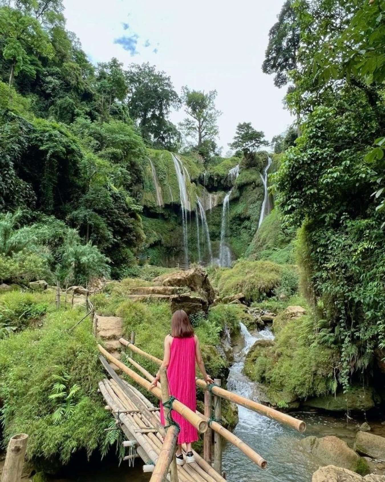 Exploring Nang Tien Waterfall in Moc Chau - Discover the enchanting and ...