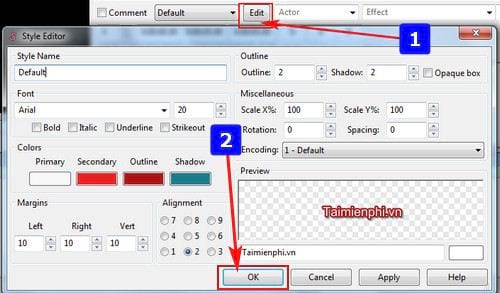 Formatting, Sizing, and Text Effects in Aegisub
