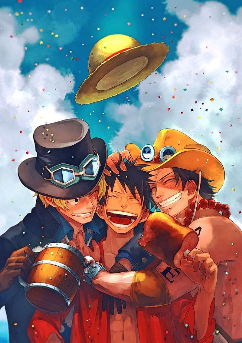 Tổng hợp những hình ảnh đẹp nhất One Piece - Ace Sabo Luffy | One piece,  Anime, Hình ảnh